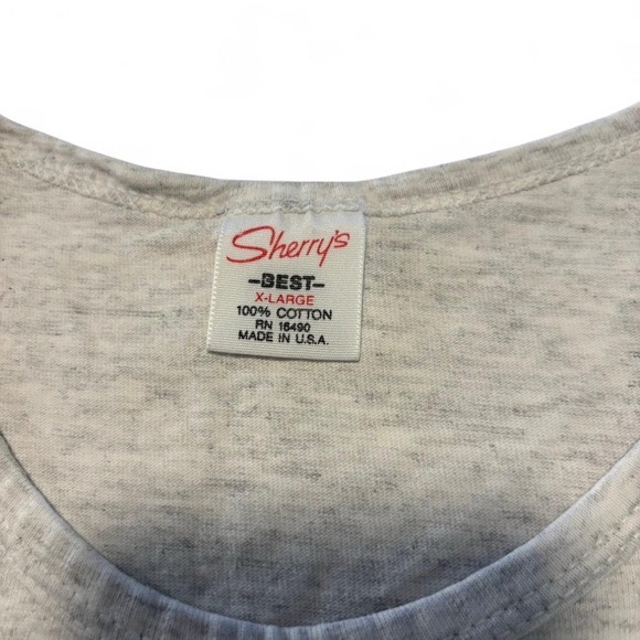 Vintage 90s Mickey Mouse Florida Tank Top Size XL Gray FLAW Boxy Fit - Picture 5 of 5